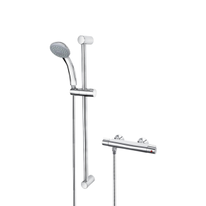 Cascade Sphere Bar Shower with Adjustable Riser Kit