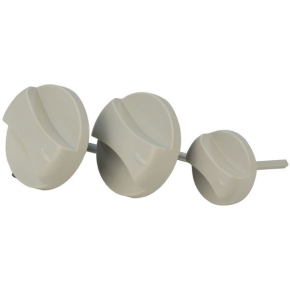 Vaillant 114288 temperature knob Grey (Pack of 3)