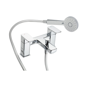 Caja Deck Bath Shower Mixer with Kit