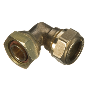 Compression Bent Tap Connector 15mm x 1/2