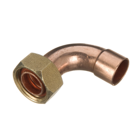 End Feed Bent Tap Connector 22mm x 3/4