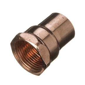 End Feed Straight Female Iron Connector 35mm x 1 1/4