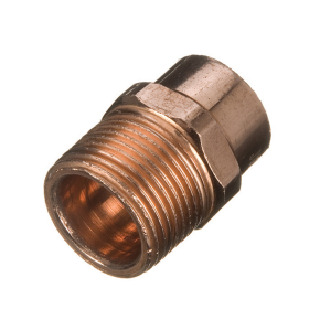 End Feed Straight Male Iron Connector 35mm x 1 1/4