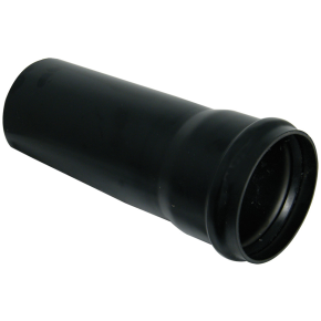 Floplast SP3 Single Socket 110mm Soil Pipe 3M Black