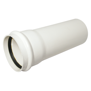 Floplast SP3 Single Socket 110mm Soil Pipe 3M White