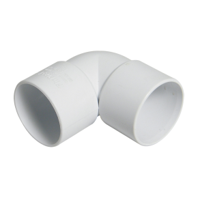 FloPlast WS10 ABS 90deg Bend 32mm White