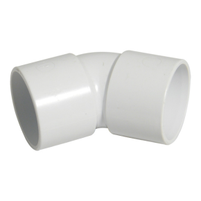 FloPlast WS18 ABS 135deg Bend 32mm White