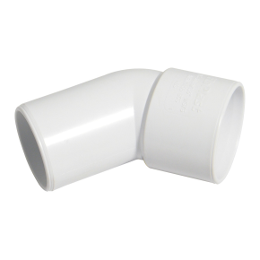 FloPlast WS76 ABS 135deg Conversion Bend 32mm White