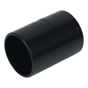 FloPlast WS09 ABS Straight Coupling 50mm Black