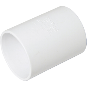 FloPlast WS09 ABS Straight Coupling 50mm White
