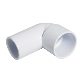 FloPlast WS28 ABS 90deg Conversion Bend 50mm White 