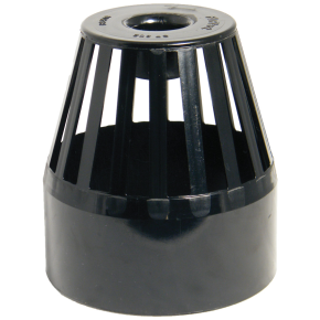 Floplast SP302 110mm Soil Pipe Vent Terminal Black