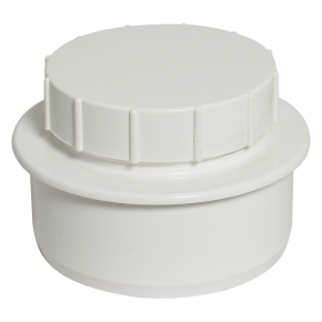 Floplast SP292 110mm Soil Pipe Access Plug White