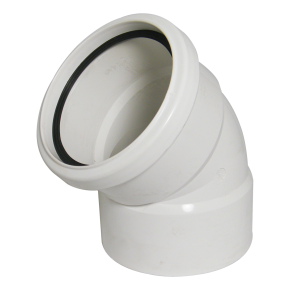 Floplast SP440 110mm Soil Pipe Top Offset Bend White