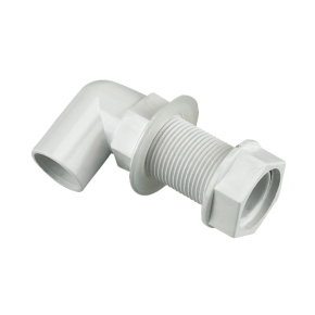 FloPlast OS15 PVCU Overflow Bent Tank Connector 21.5mm White 