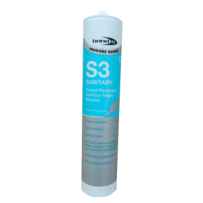 S3 Plumbers Sanitary Silicon (White) 280ml