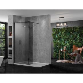 INSPIRA AQUA Wetroom Panel Smoked 600 10MM GLASS