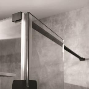 INSPIRA AQUA Wetroom 10 Matt Black Wall Profile Pack