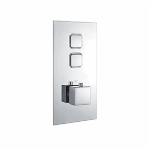 INSPIRA TWIN PUSH BUTTON VALVE SQUARE