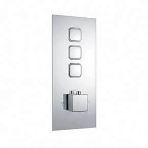 INSPIRA TRIPLE PUSH BUTTON VALVE SQUARE