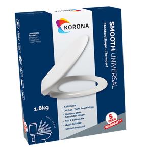 KORONA SMOOTH UNIVERSAL SEAT SOFT CLOSE