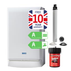 Baxi Platinum 24KW, Horizontal Flue & Filter Pack