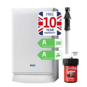 Baxi Platinum 24KW, Vertical Flue & Filter Pack