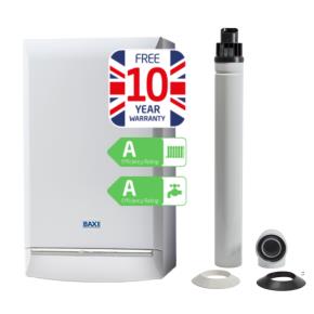 Baxi Platinum 24KW and Horizontal Flue Pack