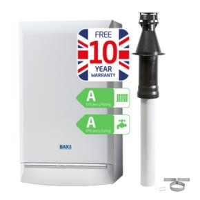 Baxi Platinum 24KW and Vertical Flue Pack