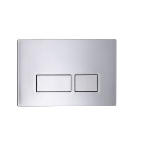 SQ FLUSH PUSH PLATE CHROME