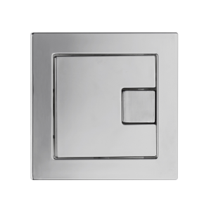 SQ DUAL FLUSH BUTTON CHROME