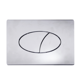 ELLIPSE DUAL FLUSH PLATE CHROME