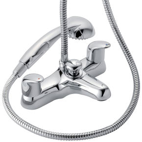 Haze Deck Mounted Bath Shower Mixer Inc Kit