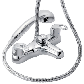 Izzi Deck Bath Shower Mixer Inc Kit