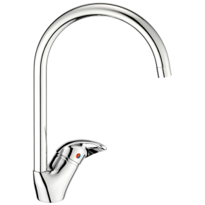 Izzi SIde Lever Cast Spout Monoblock Sink Mixer