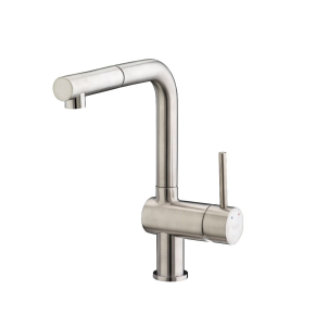 Adorn Horizontal Pullout Spout Monoblock Sink Mixer Brushed Nickel