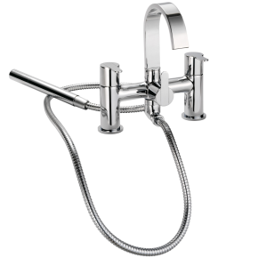 Strata Dual Control H Pattern Bath Shower Mixer Inc Kit