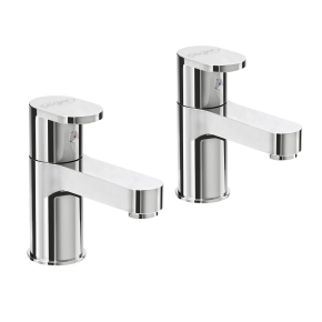 Strata Blade Bath Pillar Taps