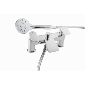 Waterfall H Pattern Bath Shower Mixer Inc Kit