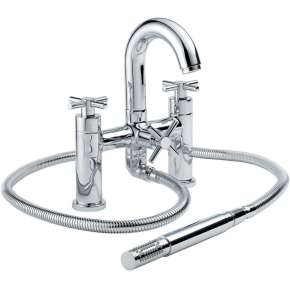 Xia H Pattern Bath Shower Mixer Inc Kit