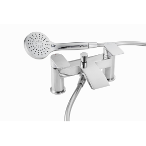 Lamina H Pattern Bath Shower Mixer Inc Kit