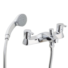 Araya Deck Mounted Bath Shower Mixer Inc Kit